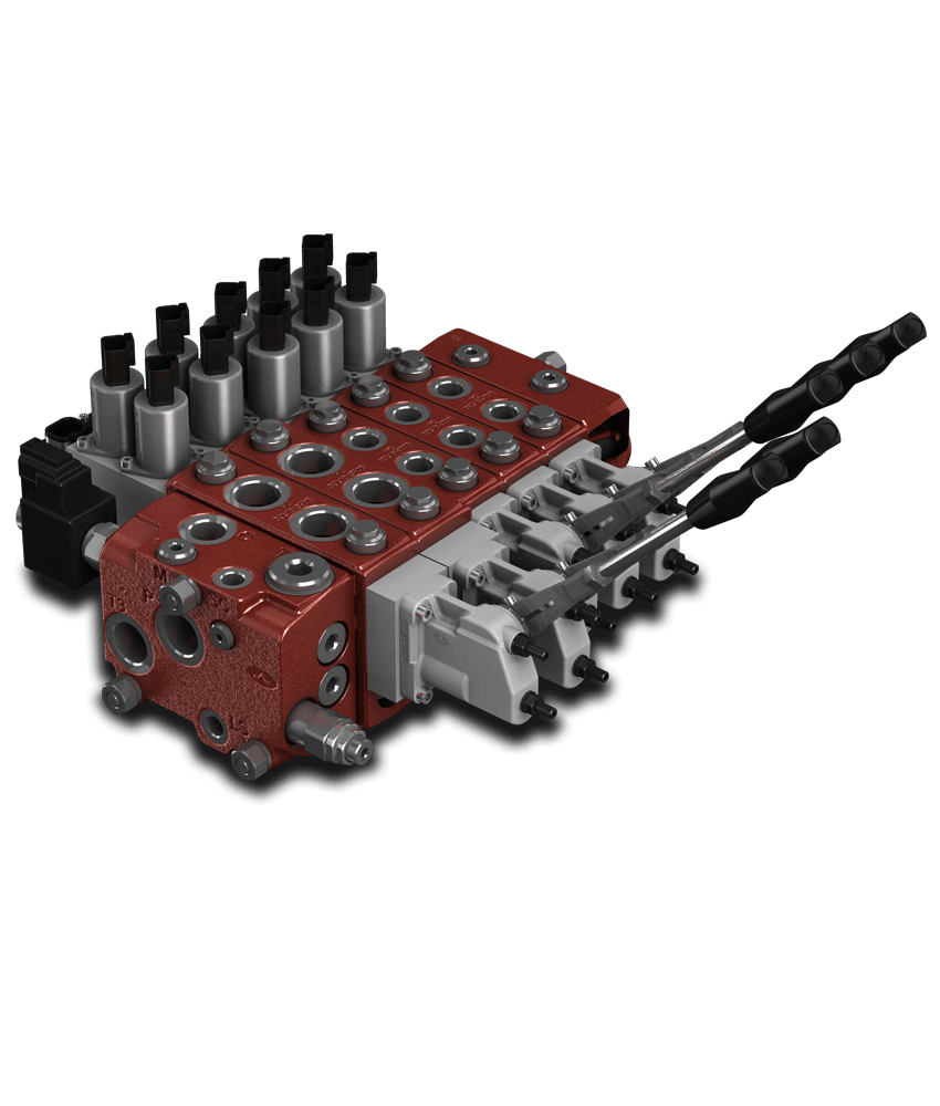 Arbeitssektion mit Schwimmstellung für DPX100 (Load-Sensing) -  Steuerventile von Fliegl Agro-Center GmbH